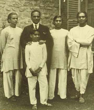 Shyam Shankar with his four sons